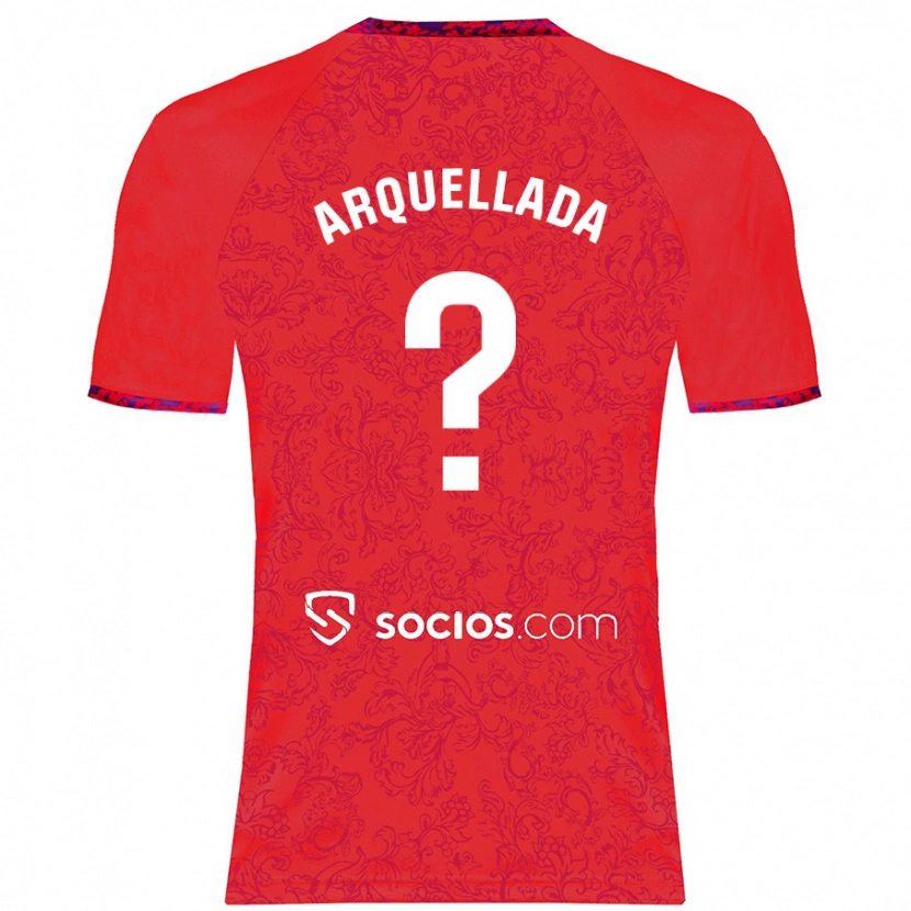 Danxen Damen Álvaro Arquellada #0 Rot Auswärtstrikot Trikot 2024/25 T-Shirt