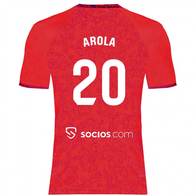 Danxen Damen Arola Aparicio Gili #20 Rot Auswärtstrikot Trikot 2024/25 T-Shirt