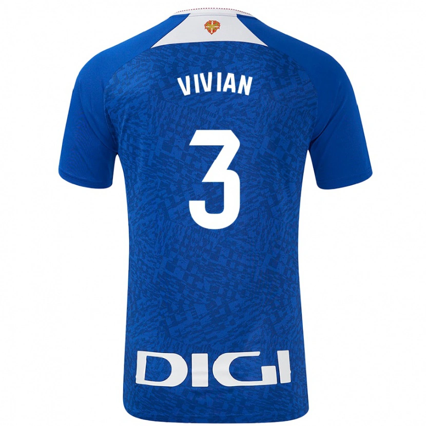 Danxen Damen Dani Vivian #3 Königsblau Auswärtstrikot Trikot 2024/25 T-Shirt