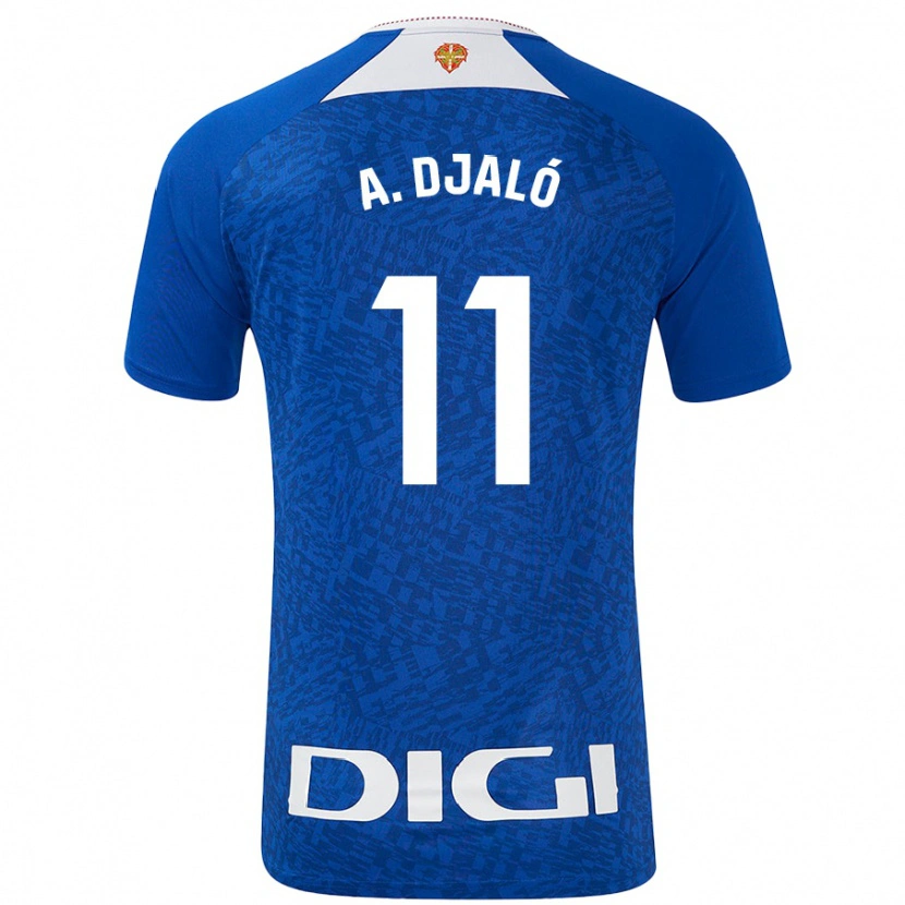 Danxen Damen Álvaro Djaló #11 Königsblau Auswärtstrikot Trikot 2024/25 T-Shirt