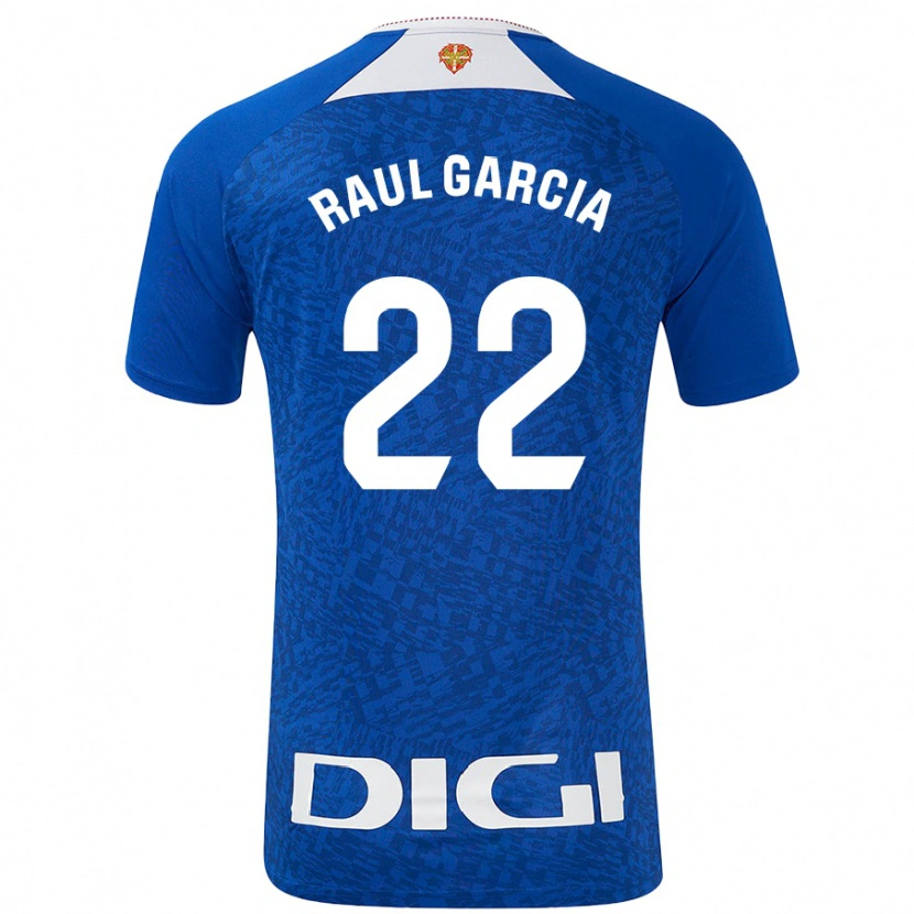 Danxen Damen Raúl García #22 Königsblau Auswärtstrikot Trikot 2024/25 T-Shirt