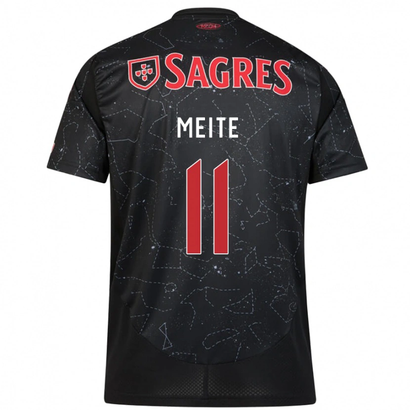 Danxen Damen Soualiho Meite #11 Schwarz Rot Auswärtstrikot Trikot 2024/25 T-Shirt