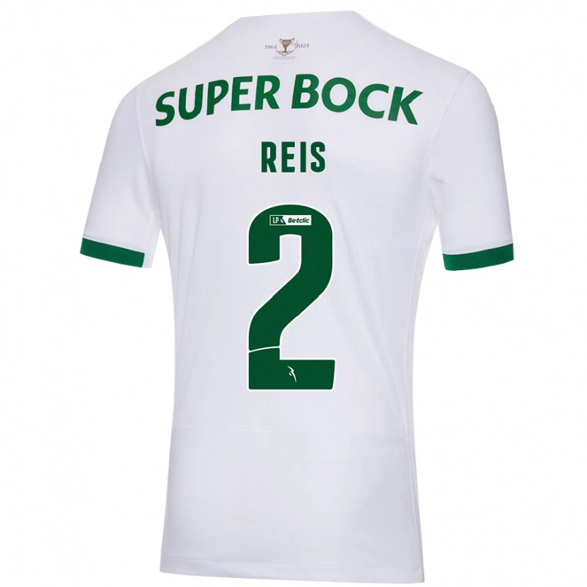 Danxen Damen Matheus Reis #2 Weiß Grün Auswärtstrikot Trikot 2024/25 T-Shirt