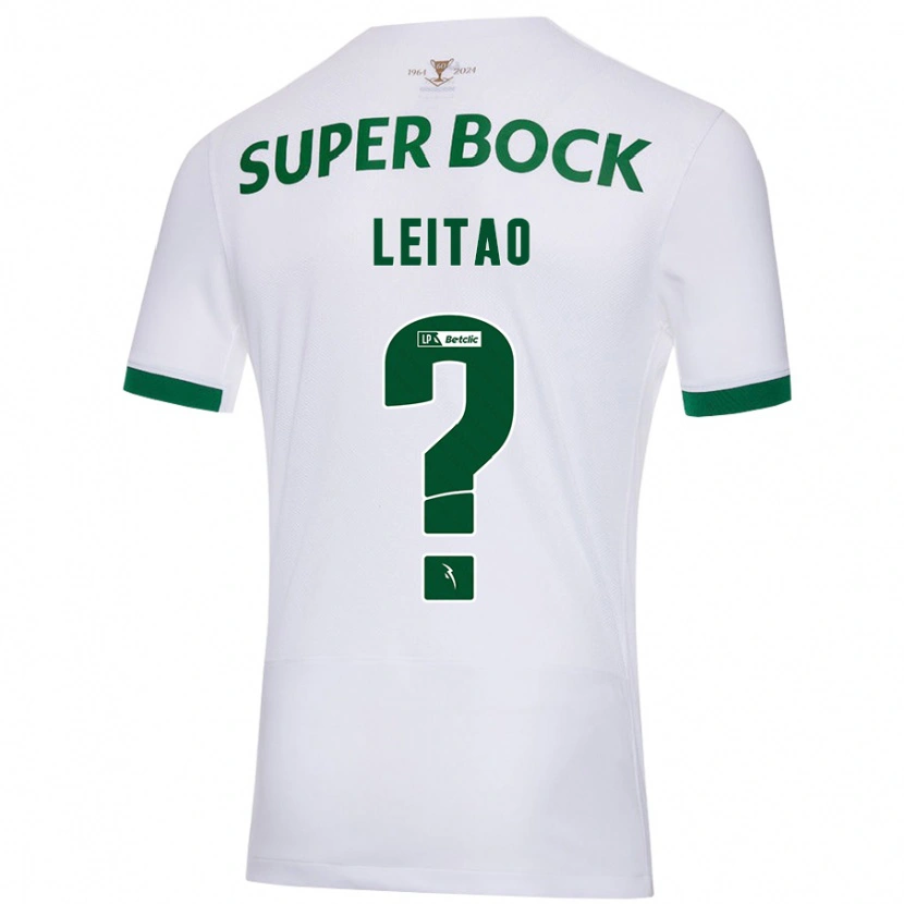 Danxen Damen Tiago Leitão #0 Weiß Grün Auswärtstrikot Trikot 2024/25 T-Shirt