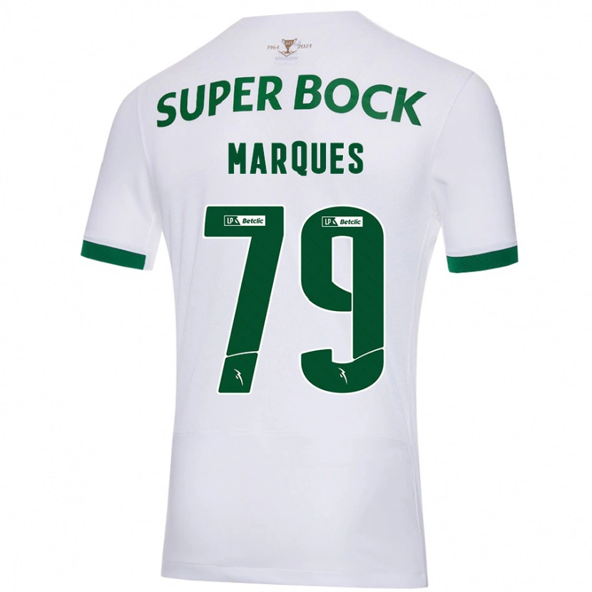 Danxen Damen Rodrigo Marquês #79 Weiß Grün Auswärtstrikot Trikot 2024/25 T-Shirt
