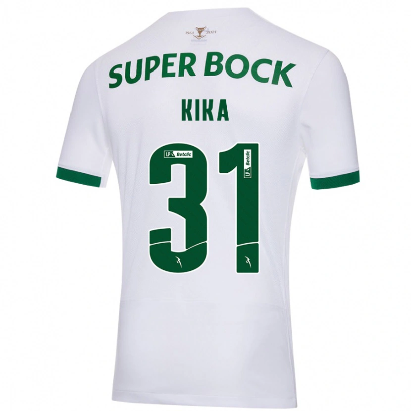 Danxen Damen Kika #31 Weiß Grün Auswärtstrikot Trikot 2024/25 T-Shirt