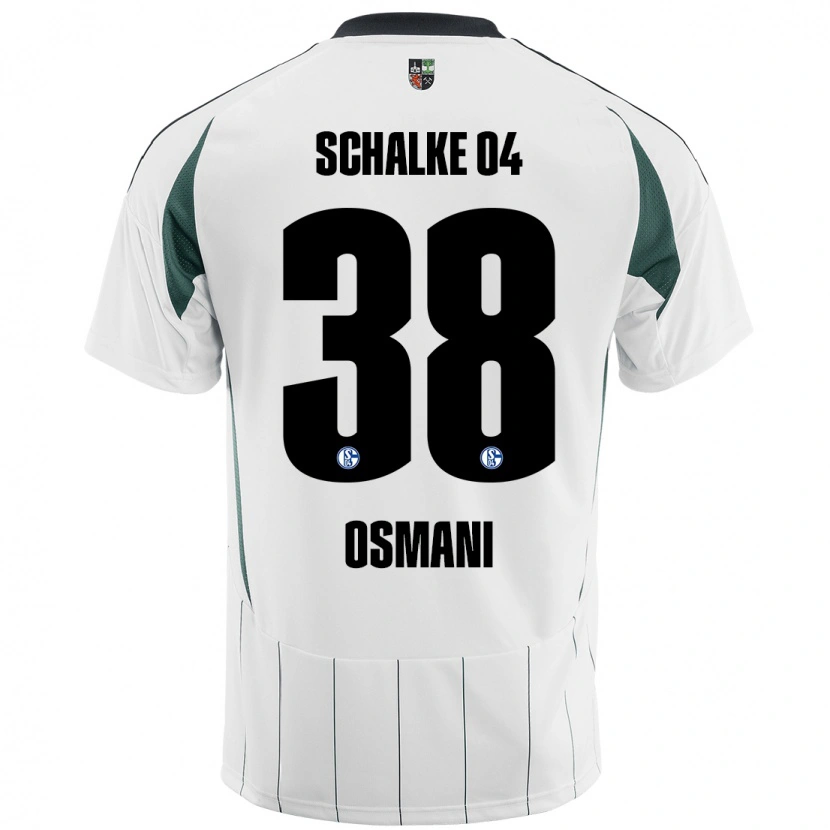 Danxen Damen Tristan Osmani #38 Weiß Grün Auswärtstrikot Trikot 2024/25 T-Shirt