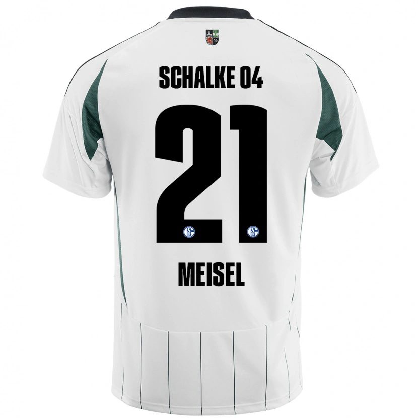 Danxen Damen Kelsey Meisel #21 Weiß Grün Auswärtstrikot Trikot 2024/25 T-Shirt