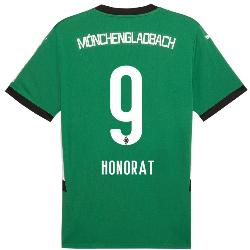 Danxen Damen Franck Honorat #9 Grün Weiß Auswärtstrikot Trikot 2024/25 T-Shirt