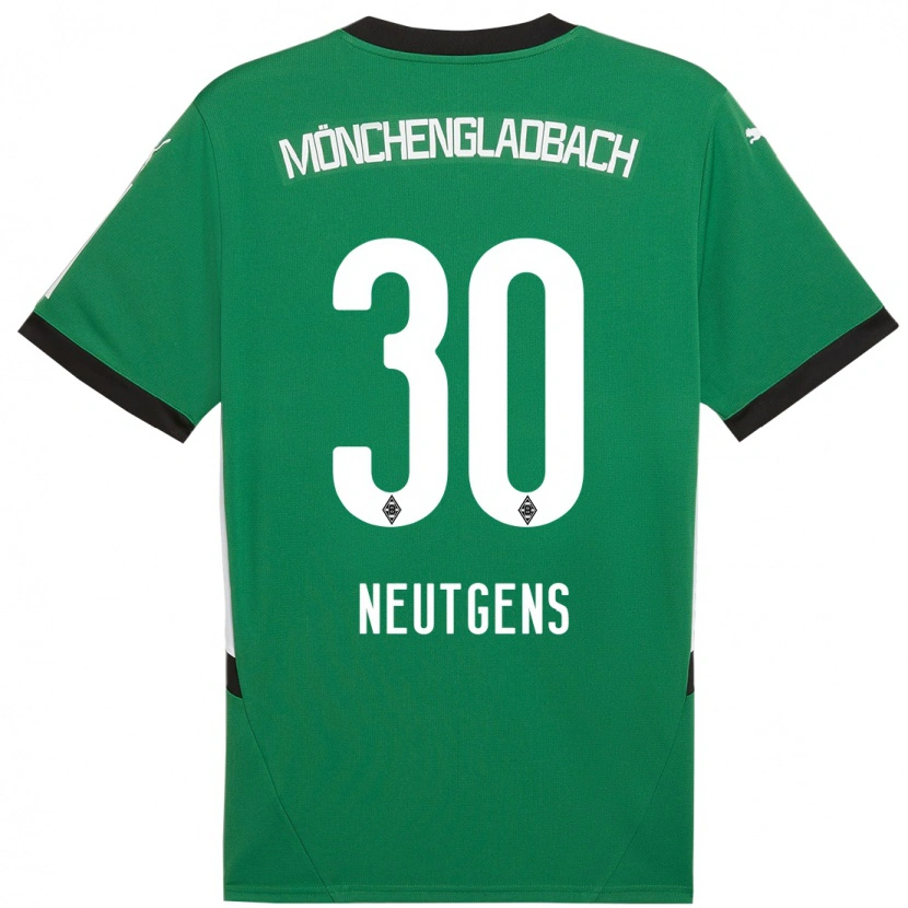 Danxen Damen Maximilian Neutgens #30 Grün Weiß Auswärtstrikot Trikot 2024/25 T-Shirt