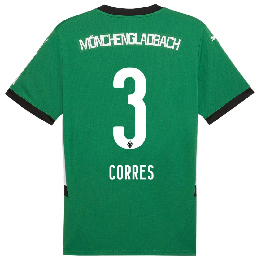 Danxen Damen Carolin Corres #3 Grün Weiß Auswärtstrikot Trikot 2024/25 T-Shirt