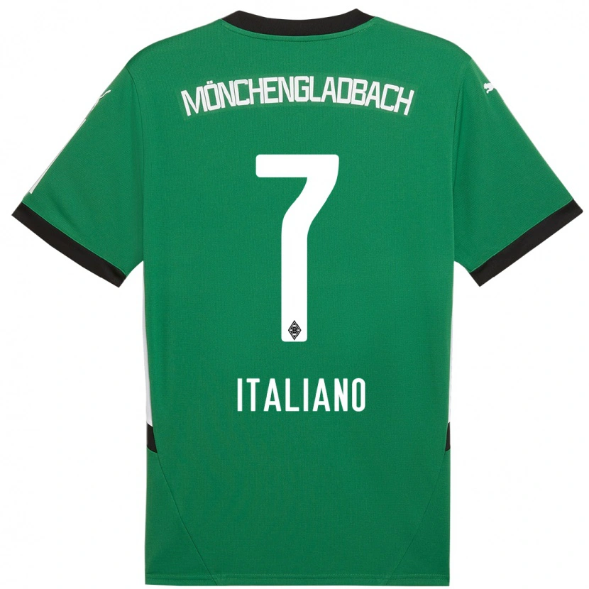 Danxen Damen Jacob Italiano #7 Grün Weiß Auswärtstrikot Trikot 2024/25 T-Shirt