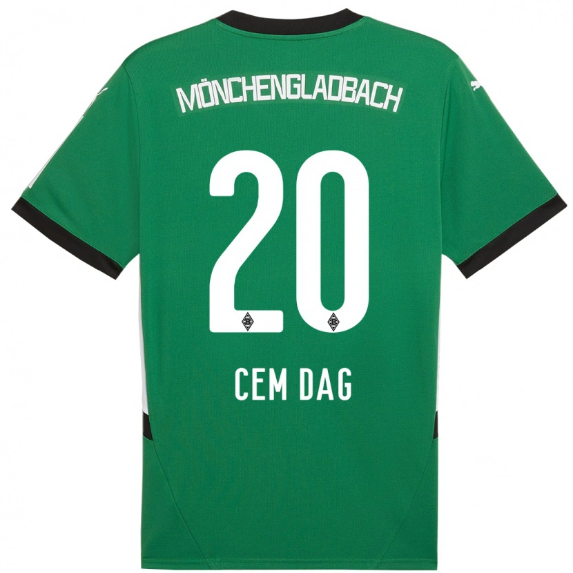 Danxen Damen Cem Dag #20 Grün Weiß Auswärtstrikot Trikot 2024/25 T-Shirt