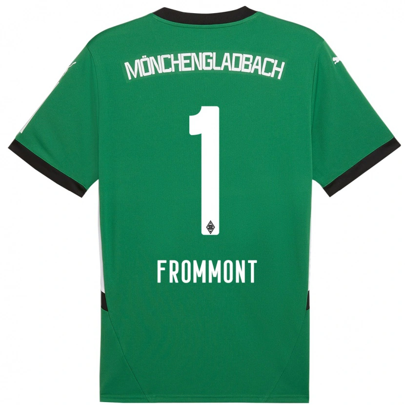 Danxen Damen Romina Frommont #1 Grün Weiß Auswärtstrikot Trikot 2024/25 T-Shirt