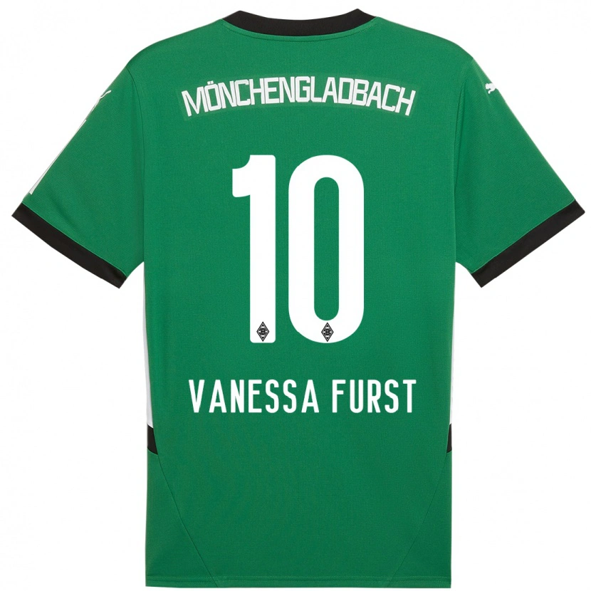 Danxen Damen Vanessa Fürst #10 Grün Weiß Auswärtstrikot Trikot 2024/25 T-Shirt