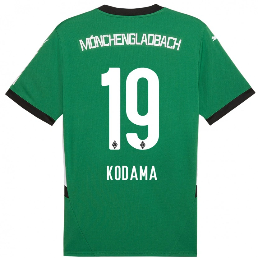 Danxen Damen Keiko Kodama #19 Grün Weiß Auswärtstrikot Trikot 2024/25 T-Shirt