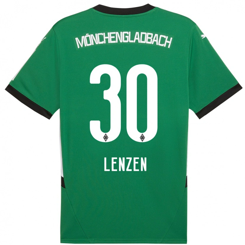 Danxen Damen Hannah Lenzen #30 Grün Weiß Auswärtstrikot Trikot 2024/25 T-Shirt
