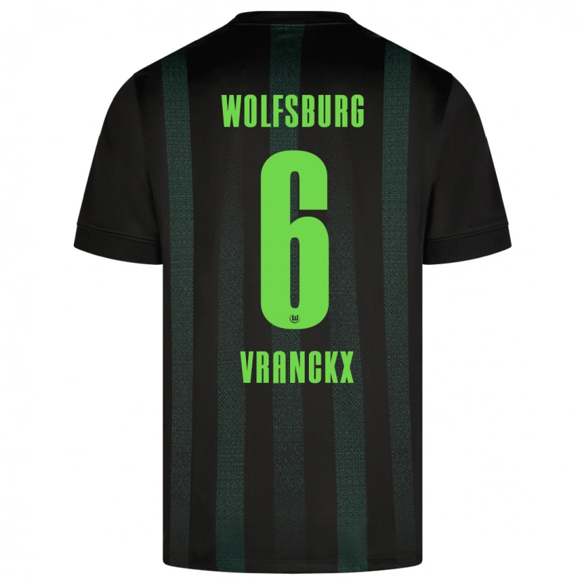 Danxen Damen Aster Vranckx #6 Dunkelgrün Auswärtstrikot Trikot 2024/25 T-Shirt