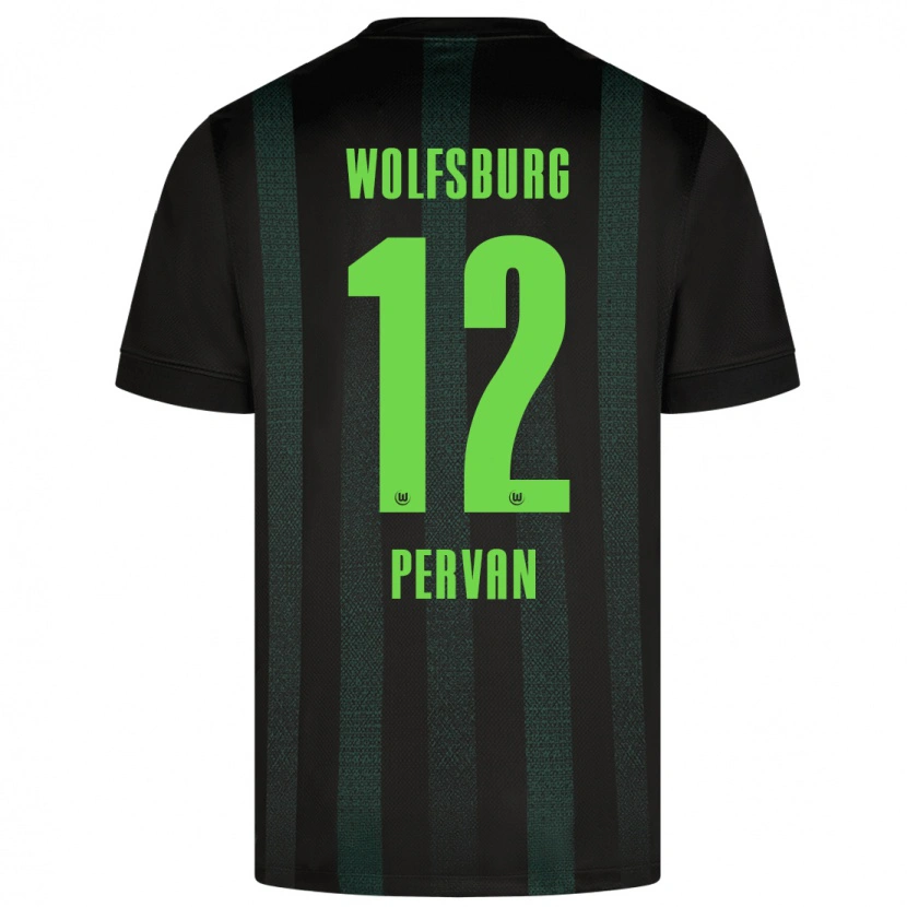 Danxen Damen Pavao Pervan #12 Dunkelgrün Auswärtstrikot Trikot 2024/25 T-Shirt