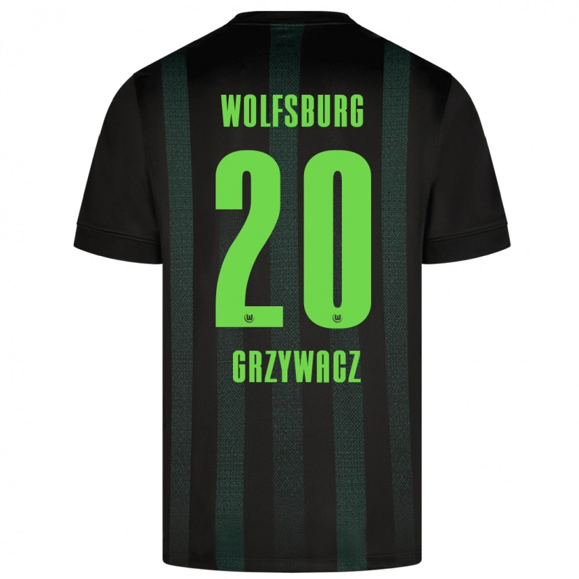 Danxen Damen Eryk Grzywacz #20 Dunkelgrün Auswärtstrikot Trikot 2024/25 T-Shirt
