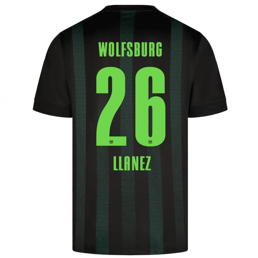 Danxen Damen Ulysses Llanez #26 Dunkelgrün Auswärtstrikot Trikot 2024/25 T-Shirt