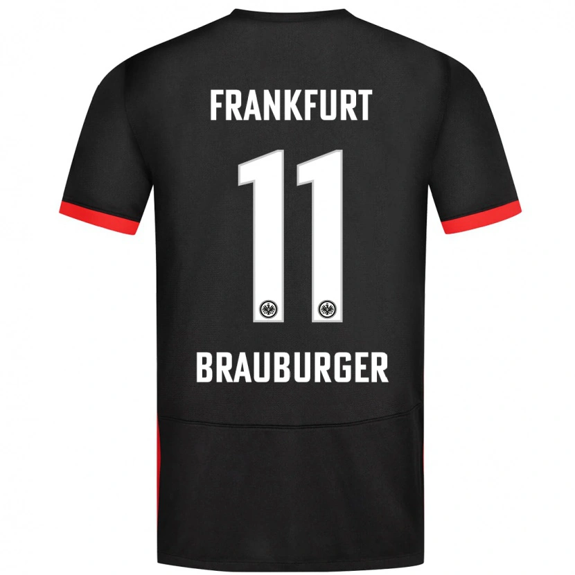 Danxen Damen Maximilian Brauburger #11 Schwarz Auswärtstrikot Trikot 2024/25 T-Shirt