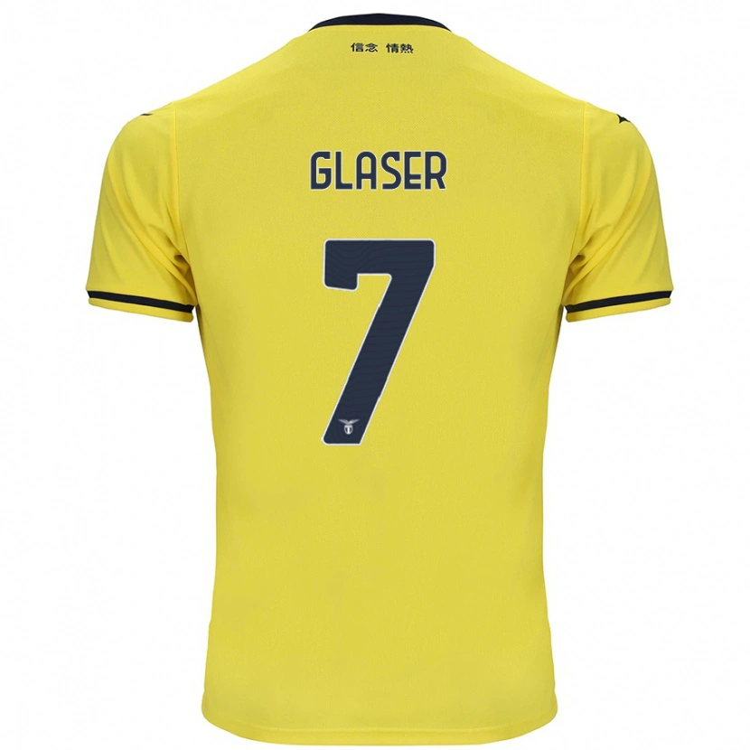 Danxen Damen Julia Glaser #7 Gelb Auswärtstrikot Trikot 2024/25 T-Shirt