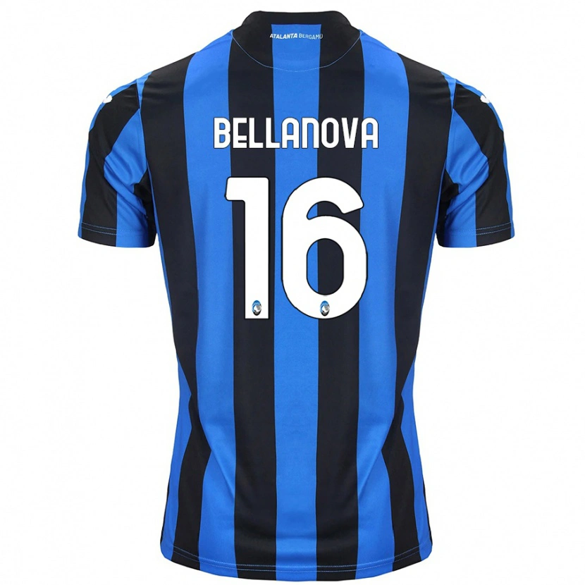 Danxen Kinder Raoul Bellanova #16 Blau Schwarz Heimtrikot Trikot 2024/25 T-Shirt