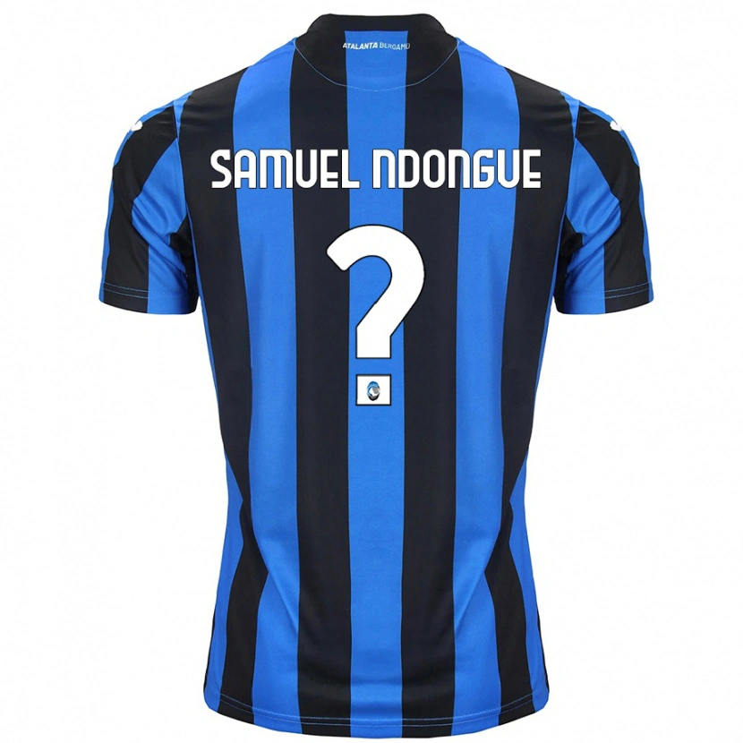 Danxen Kinder Frederick Samuel Ndongue #0 Blau Schwarz Heimtrikot Trikot 2024/25 T-Shirt