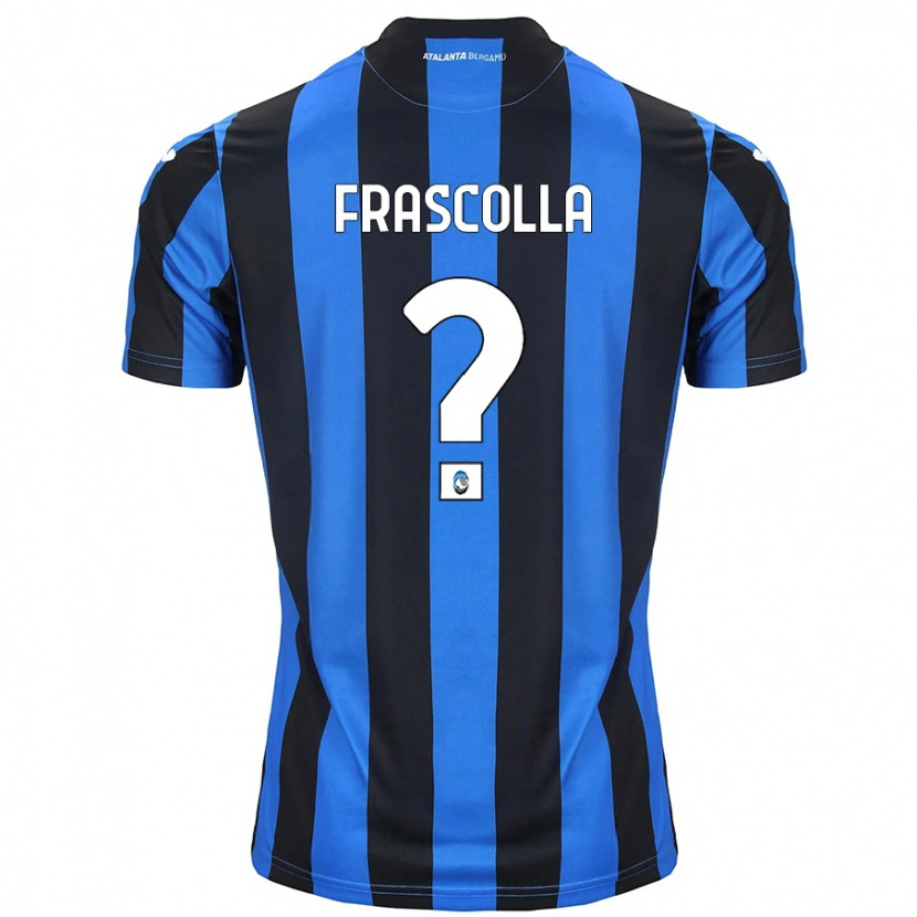 Danxen Kinder Andrea Frascolla #0 Blau Schwarz Heimtrikot Trikot 2024/25 T-Shirt