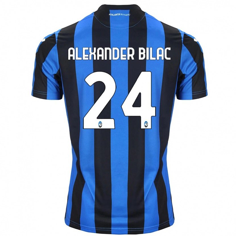 Danxen Kinder Max Alexander Bilac #24 Blau Schwarz Heimtrikot Trikot 2024/25 T-Shirt