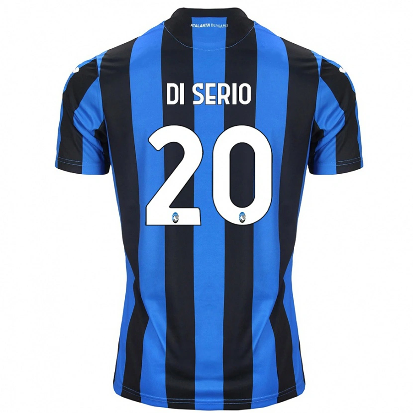 Danxen Kinder Giuseppe Di Serio #20 Blau Schwarz Heimtrikot Trikot 2024/25 T-Shirt