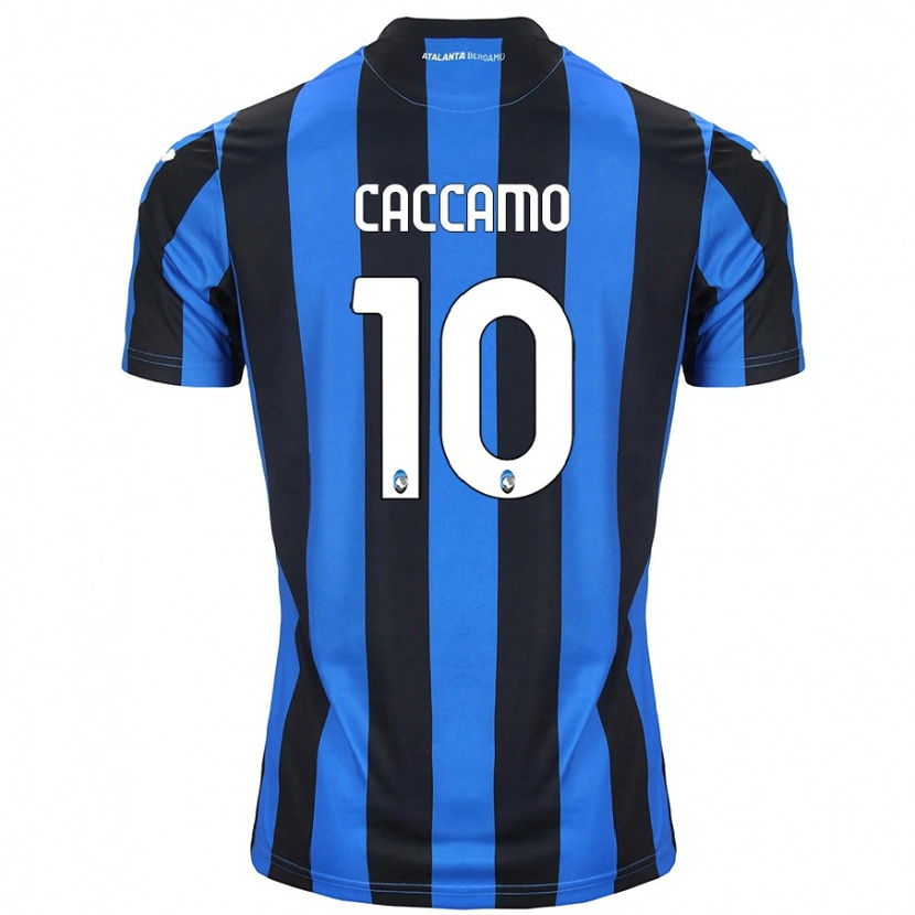 Danxen Kinder Patrizia Caccamo #10 Blau Schwarz Heimtrikot Trikot 2024/25 T-Shirt