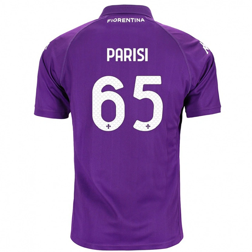 Danxen Kinder Fabiano Parisi #65 Violett Heimtrikot Trikot 2024/25 T-Shirt
