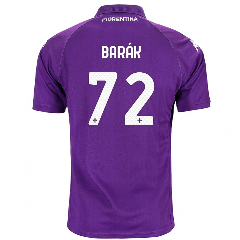 Danxen Kinder Antonín Barák #72 Violett Heimtrikot Trikot 2024/25 T-Shirt