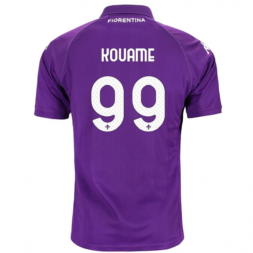 Danxen Kinder Christian Kouamé #99 Violett Heimtrikot Trikot 2024/25 T-Shirt