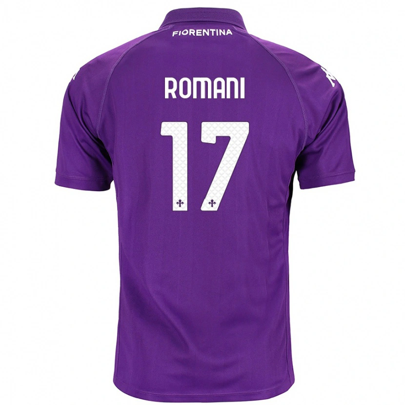 Danxen Kinder Lorenzo Romani #17 Violett Heimtrikot Trikot 2024/25 T-Shirt