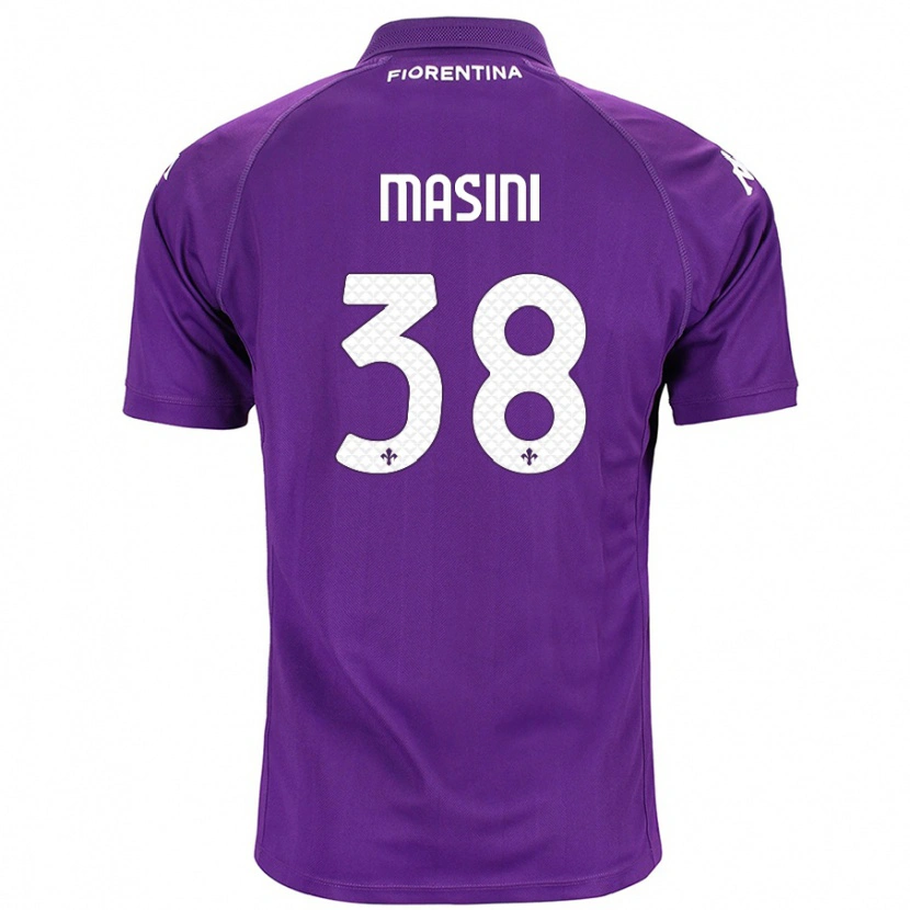 Danxen Kinder Linda Masini #38 Violett Heimtrikot Trikot 2024/25 T-Shirt