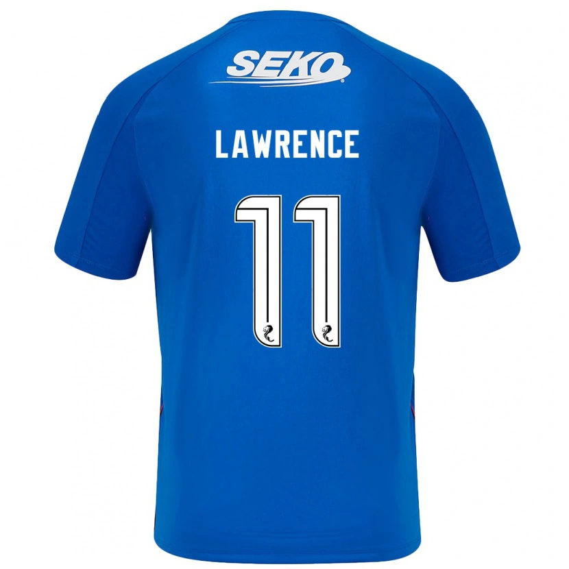 Danxen Kinder Tom Lawrence #11 Dunkelblau Heimtrikot Trikot 2024/25 T-Shirt