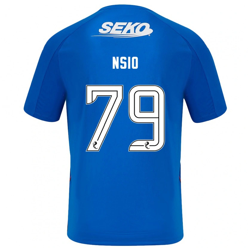 Danxen Kinder Paul Nsio #79 Dunkelblau Heimtrikot Trikot 2024/25 T-Shirt