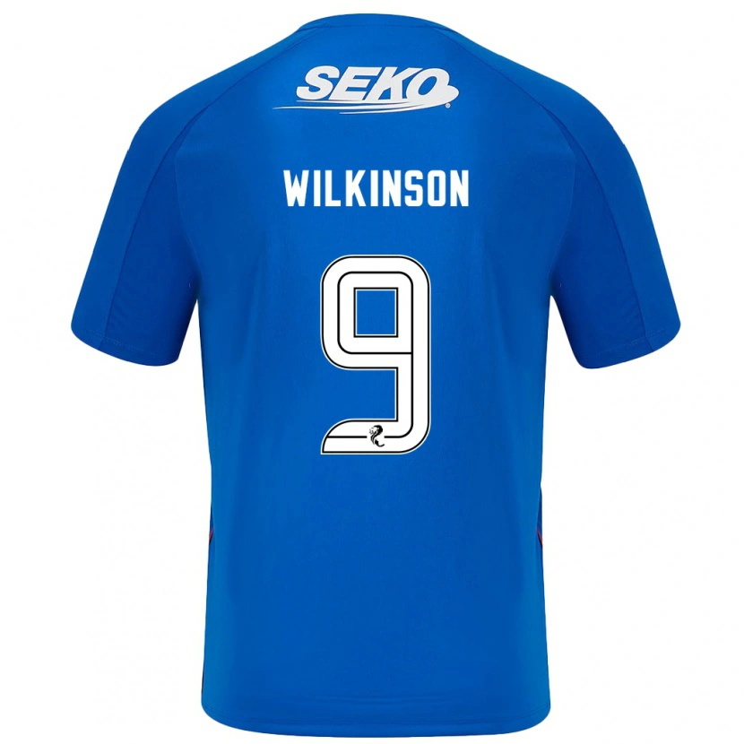 Danxen Kinder Katie Wilkinson #9 Dunkelblau Heimtrikot Trikot 2024/25 T-Shirt