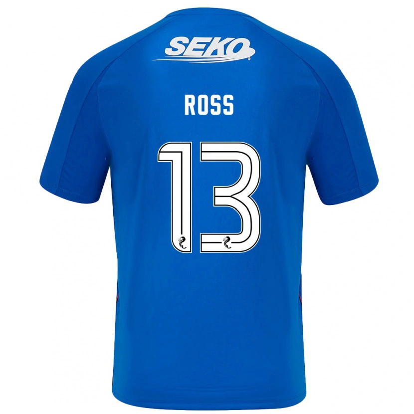 Danxen Kinder Jane Ross #13 Dunkelblau Heimtrikot Trikot 2024/25 T-Shirt