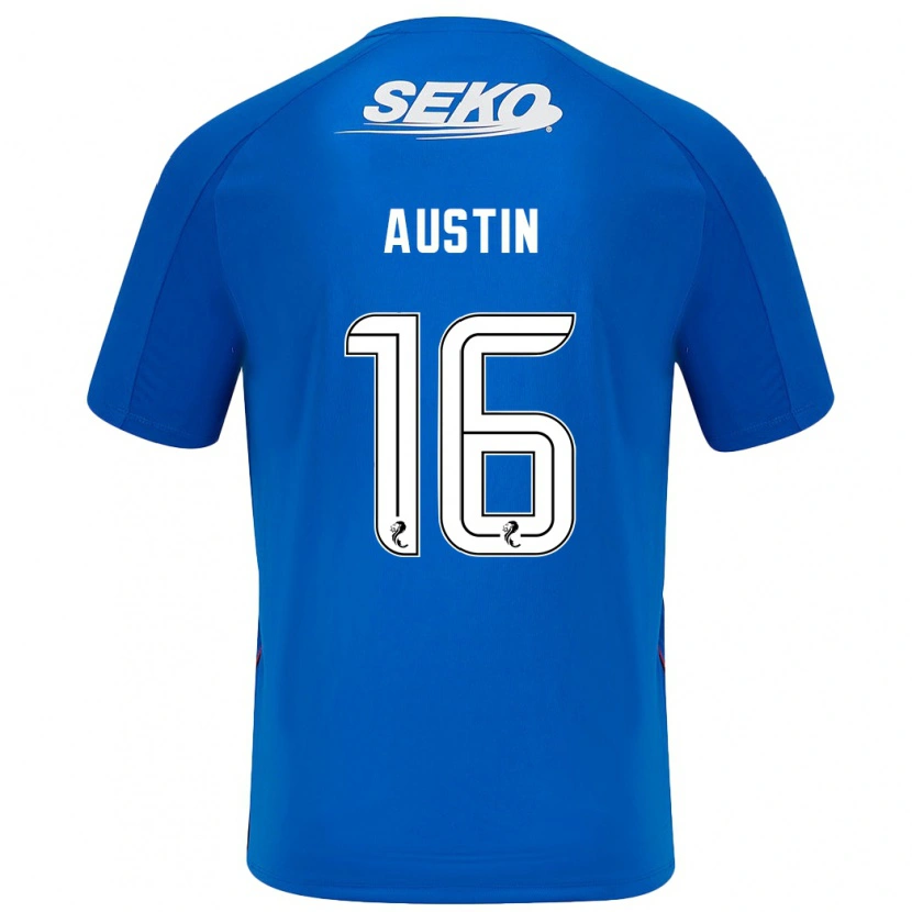 Danxen Kinder Eilidh Austin #16 Dunkelblau Heimtrikot Trikot 2024/25 T-Shirt