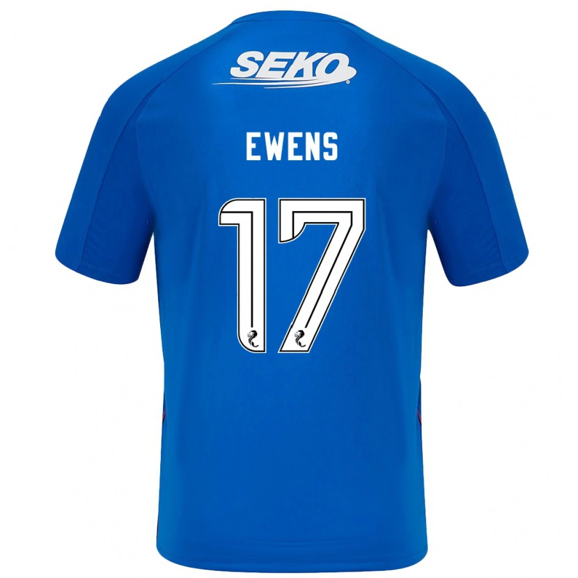 Danxen Kinder Sarah Ewens #17 Dunkelblau Heimtrikot Trikot 2024/25 T-Shirt