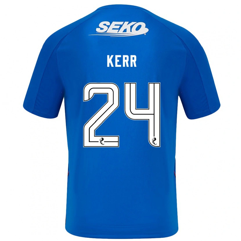Danxen Kinder Samantha Mary Kerr #24 Dunkelblau Heimtrikot Trikot 2024/25 T-Shirt