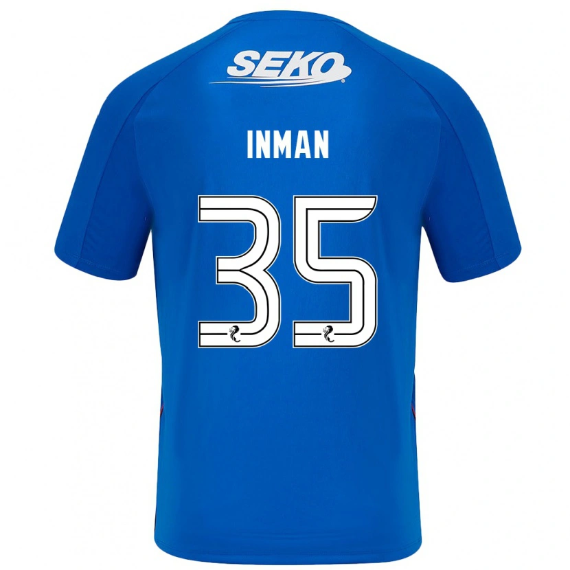 Danxen Kinder Lucy Inman #35 Dunkelblau Heimtrikot Trikot 2024/25 T-Shirt