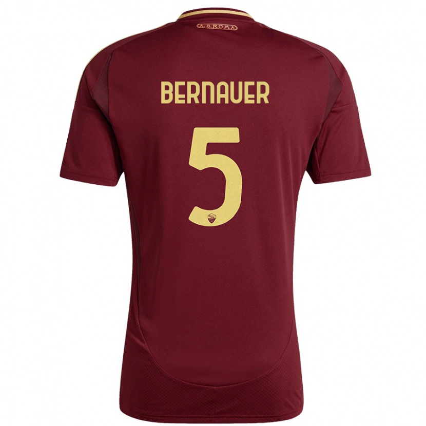Danxen Kinder Vanessa Bernauer #5 Rot Braun Gold Heimtrikot Trikot 2024/25 T-Shirt