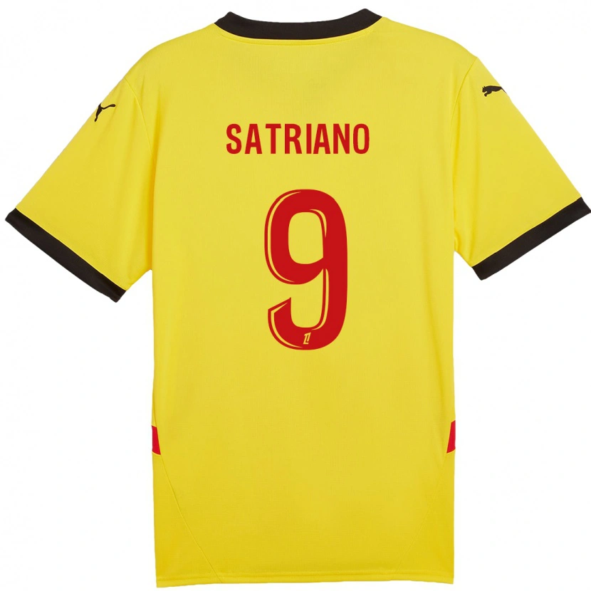 Danxen Kinder Martín Satriano #9 Gelb Rot Heimtrikot Trikot 2024/25 T-Shirt