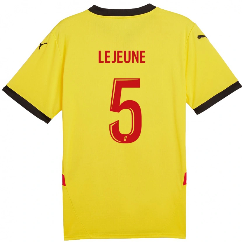 Danxen Kinder Romane Lejeune #5 Gelb Rot Heimtrikot Trikot 2024/25 T-Shirt
