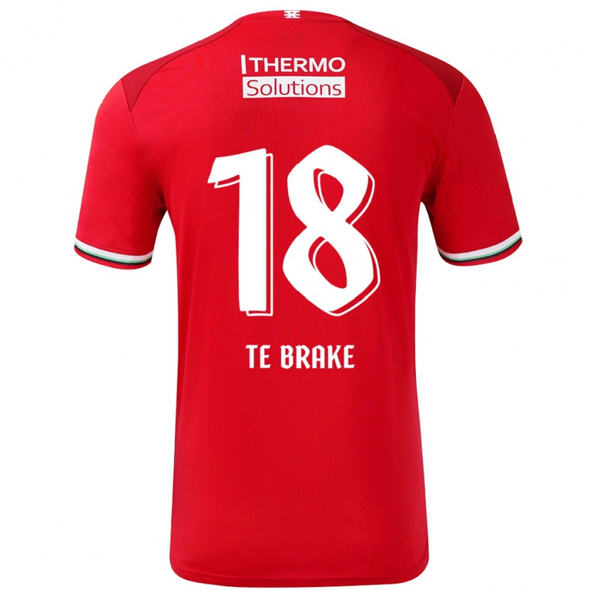 Danxen Kinder Sophie Te Brake #18 Rot Weiß Heimtrikot Trikot 2024/25 T-Shirt